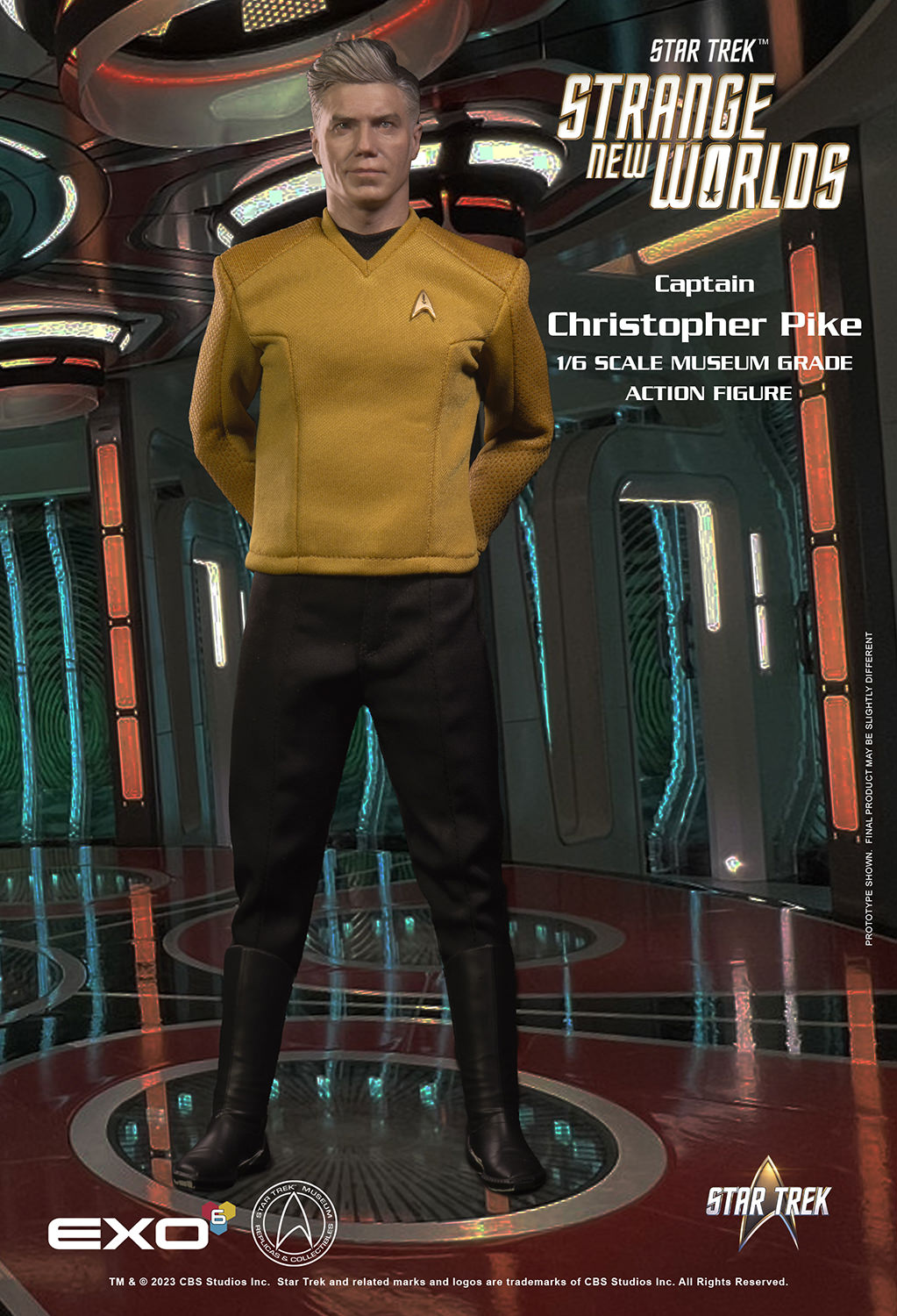 Pre-Order EXO-6 Star Trek Strange New Worlds Captain Christopher Pike Figure